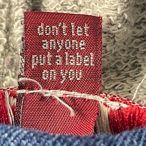 Lei Plum Sweatshirt Sleeve Hooded Jean Jacket Juniors Size S Blue Gray Button Up - Picture 11 of 13